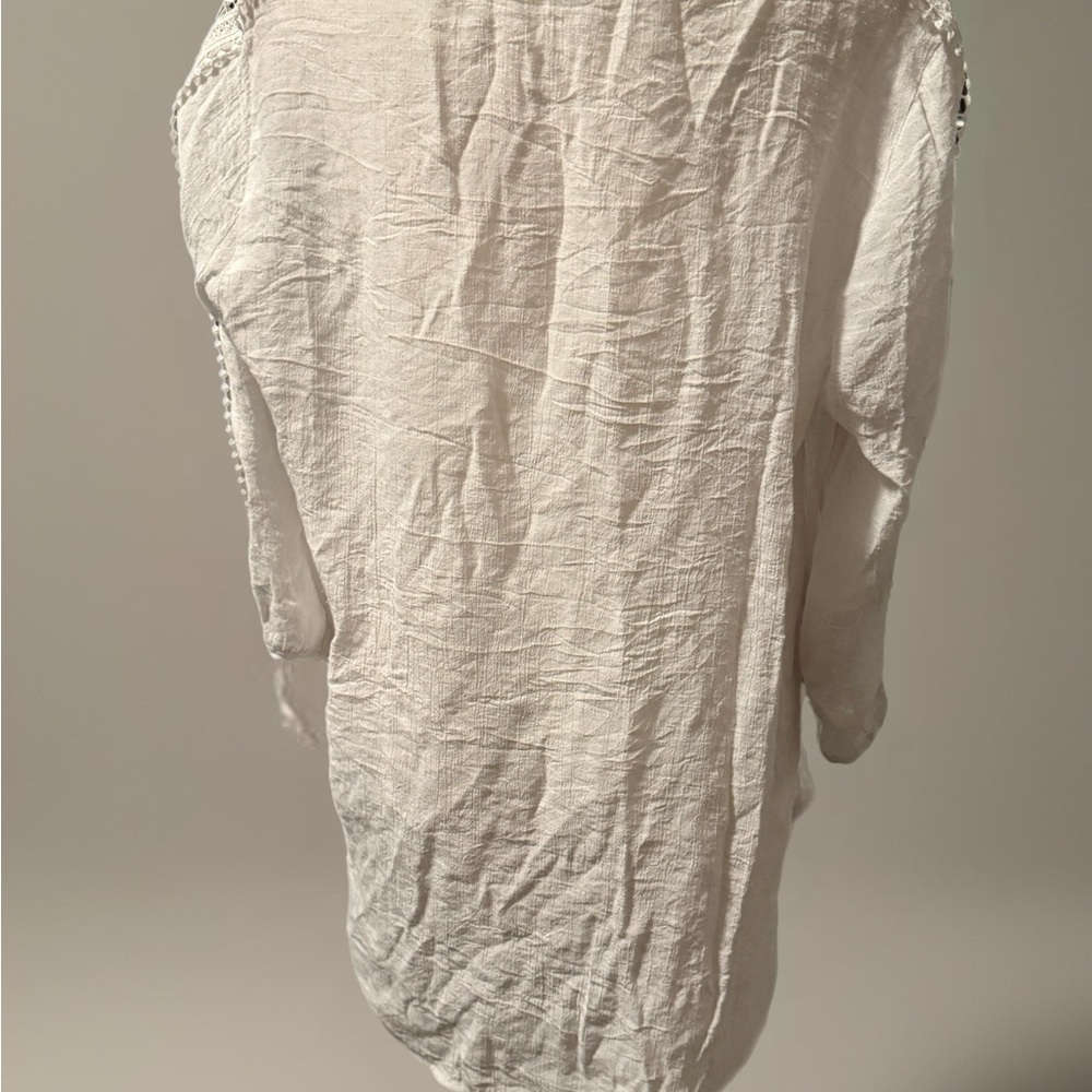 Unique Spectrum Ivory Blouse - Picture 4 of 6